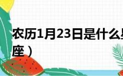 农历1月23日是什么星座（1月23日是什么星座）