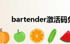 bartender激活码免费（bar tender）