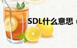 SDL什么意思（sdl什么意思）