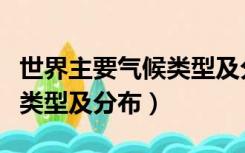 世界主要气候类型及分布国家（世界主要气候类型及分布）