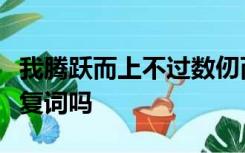 我腾跃而上不过数仞而下翱翔蓬蒿之间有偏义复词吗