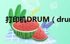 打印机DRUM（drum打印机是什么意思）