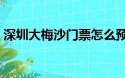 深圳大梅沙门票怎么预约（深圳大梅沙门票）