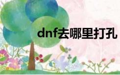 dnf去哪里打孔（dnf打孔找谁）