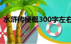 水浒传梗概300字左右（水浒传梗概300字）