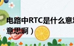 电路中RTC是什么意思（电路中的RTC是什么意思啊）