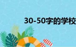 30-50字的学校运动会燃料草案