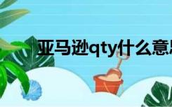 亚马逊qty什么意思（qty什么意思）