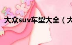 大众suv车型大全（大众suv哪款车比较好）