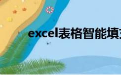 excel表格智能填充时出现什么十字