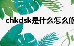 chkdsk是什么怎么修复（chkdsk是什么）