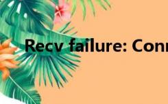 Recv failure: Connection was reset