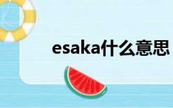 esaka什么意思（aka什么意思）