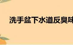 洗手盆下水道反臭味解决办法（洗手盆）