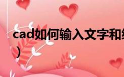 cad如何输入文字和编辑文字（cad插入文字）