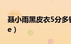 聂小雨黑皮衣5分多钟视频原版在哪里看（nie）