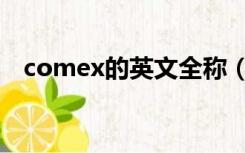 comex的英文全称（comex是什么意思）