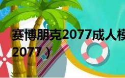 赛博朋克2077成人模式怎么开启（赛博朋克 2077）