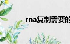 rna复制需要的酶（rna复制）