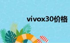 vivox30价格（vi30豪华版）