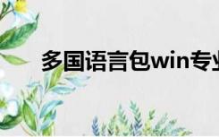 多国语言包win专业版（多国语言包）