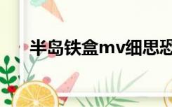 半岛铁盒mv细思恐极（半岛铁盒mv）