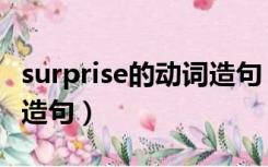 surprise的动词造句（用surprise的动词形式造句）