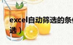 excel自动筛选的条件有几个（excel自动筛选）