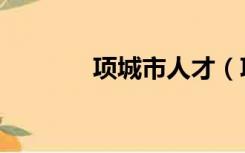 项城市人才（项城市人事网）