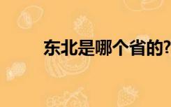 东北是哪个省的?（东北是哪个省）