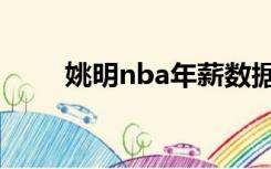 姚明nba年薪数据（姚明nba年薪）