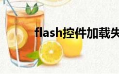 flash控件加载失败（flash控件）