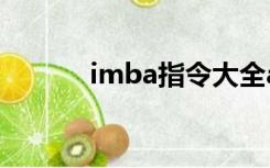 imba指令大全ai（imba指令）