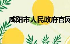 咸阳市人民政府官网（咸阳市政府官网）