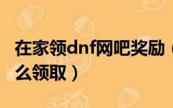 在家领dnf网吧奖励（DNF网吧特权的东西怎么领取）