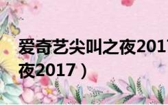 爱奇艺尖叫之夜2017王一博（爱奇艺尖叫之夜2017）