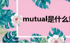 mutual是什么意思（mutual）