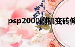 psp2000刷机变砖修复（psp2000刷机）