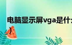 电脑显示屏vga是什么意思（vga是什么意思）