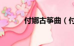 付娜古筝曲（付娜古筝谱大全）