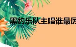 黑豹乐队主唱谁最厉害（黑豹乐队主唱）