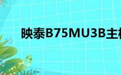 映泰B75MU3B主板（映泰b75mu3）