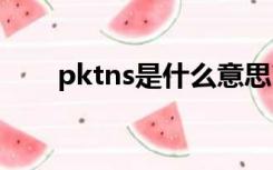 pktns是什么意思（tns是什么意思）