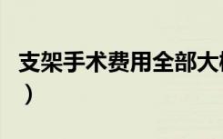 支架手术费用全部大概要多少（支架手术费用）