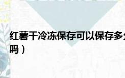 红薯干冷冻保存可以保存多久（红薯干可以放冰箱冷冻保存吗）