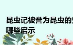 昆虫记被誉为昆虫的史诗你从法布尔身上得到哪些启示