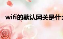 wifi的默认网关是什么（默认网关是什么）