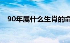 90年属什么生肖的命（90年属什么生肖）