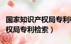 国家知识产权局专利检索及分析（国家知识产权局专利检索）