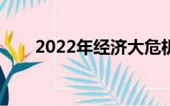 2022年经济大危机（中国经济危机）